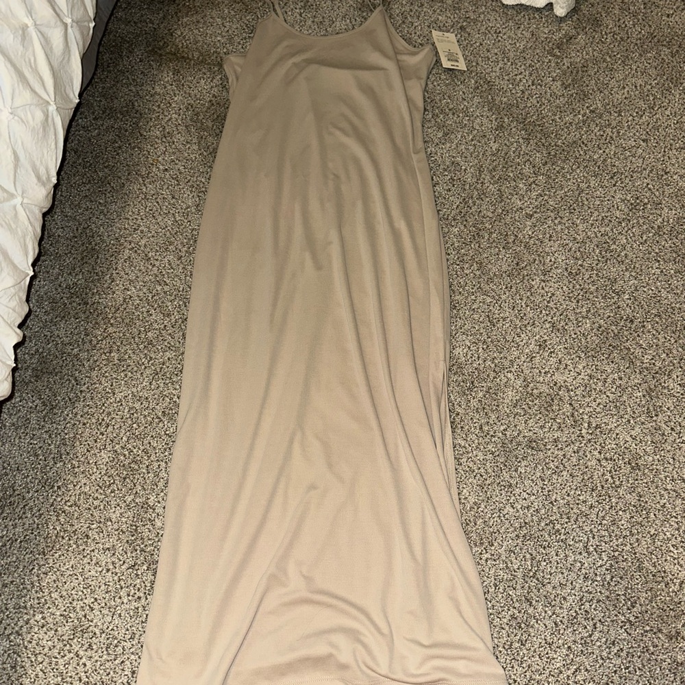 Beige Maxi Dress